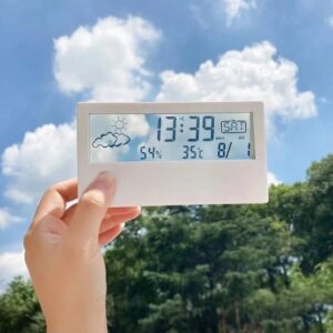 ساعة منبـه رقمية بشاشة عرض lcd