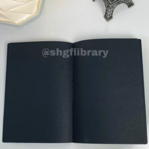 دفتر ملاحظات بصفحات سوداء