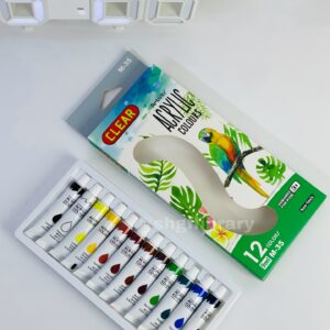 ⁨ ⁨ ألوان رسم أكريليك من ماركة clear